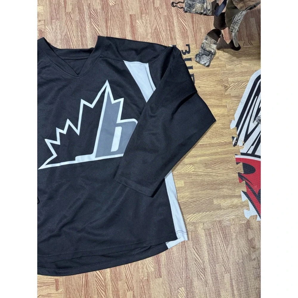 Bauer Black Men's Small Hockey Sweater - Picture 3 of 10